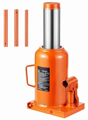 Obrázek produktu pro Hydraulický zvedák 50t - Ruční zvedák s beranem - Výška zdvihu 28-44cm - Vybavení dílny - Nosnost 50 tun