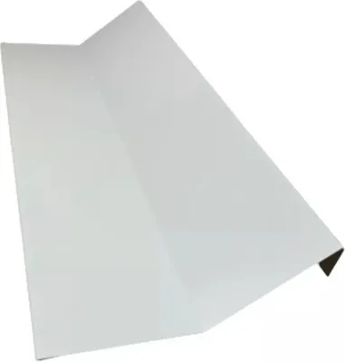 Produktbild von Brustblech weiß RAL 9010 ohne Schürze 2 m