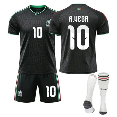 Obrázok produktu pre #10 A.UEGA Mexico's second away game 2026 World Cup football jersey for Kids and Adults SIZE:24