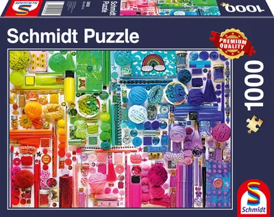 Produktbild von Puzzle 1000 T. Regenbogenfarben