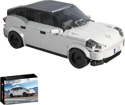 Produktbild von Bausatz Cyber Auto Modell 66016 mit 329 Klemmbausteinen, 16,4x7,9x5,4 cm