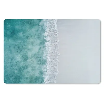 Produktbild von MuchoWow® Mauspad Mousepad Strand - Meer - Wellen 27x18 cm - Mousepads - Maus Mat - Pad - Mausunterlage - Büroartikel - Desk Matten
