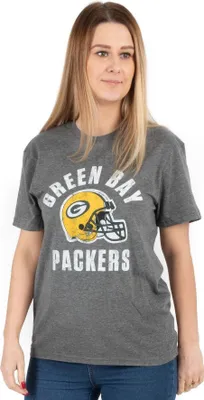 Produktbild von Green Bay Packers - T-Shirt für Damen NS6530 (3XL) (Anthrazit/Gelb)