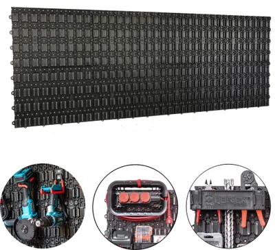 Image de 8x Panneau d'outils pour établi 201x76 cm Suspension murale pour garage