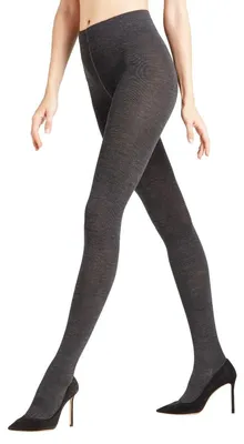 Produktbild von Softmerino Damenstrumpfhose – Anthrazit meliert – S