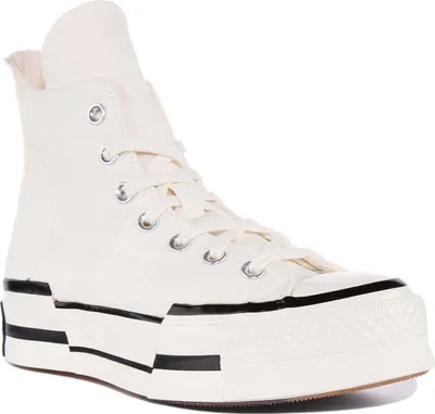 Produktbild von Converse Chuck 70 Plus Hi Frauen Schnürung Segeltuch Turnschuhe Crème – undefined / Creme