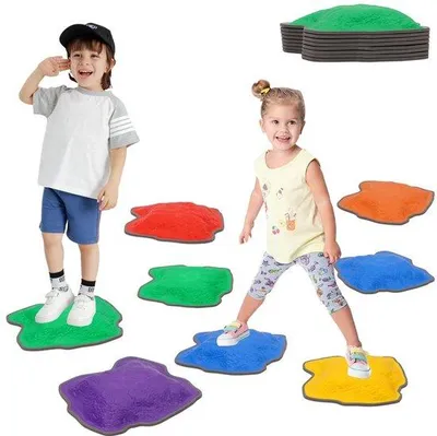Productafbeelding van Balanceerstenen Set van 8, Stapstenen voor Kinderen