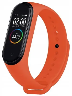 Zdjęcie produktu dla Opaska / pasek ChronSmarta do smartband'a Xiaomi Mi Band 3 / 4 (Pomarańczowy)