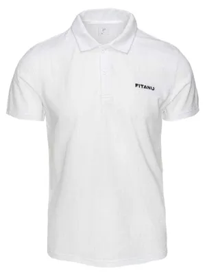 Productafbeelding van Fitanu - "Vinim" polohemd voor heren, model PP13849 (maat S), kleur wit