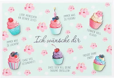Produktbild von Cartolini Klappkarte mit Sprüchen 019