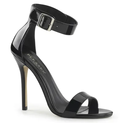 Obrázek produktu pro AMUSE-10 dámské sandály Pleaser, černý lak , EU 37, US 7