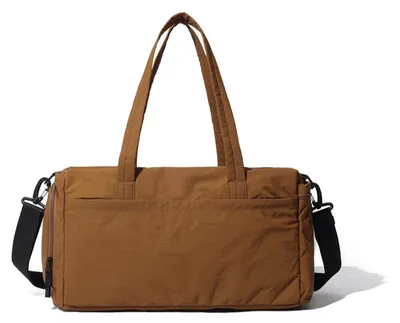 Produktbild von Sport- und Fitnesstasche, leichte Schultertasche, Umhängetasche, Reisetasche mit großem Fassungsvermögen, Tragetasche für Kurztrips, Reisetasche,Brown