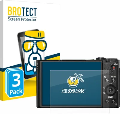 Produktbild von 3x BROTECT Schutzglas für Sony Cyber-Shot DSC-HX99 Schutzfolie Panzer Folie Glas Display Schutz klar