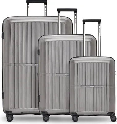 Image de Pactastic trolley Collection 01 Trolley-Set S / M / L Grey - Coffee Metallic taupe 55cm