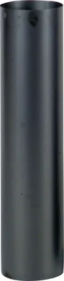 Produktbild von BERTRAMS 011610, Gerades Schornsteinrohr, Schwarz, Stahl, 12 cm, 500 mm, 0,6 mm
