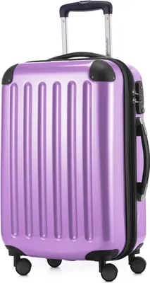 Obrázek produktu pro HAUPTSTADTKOFFER Alex - Příruční zavazadlo tvrdá skořepina kufr letadlo rozšiřitelný kabina trolley Carry-On Příruční zavazadlo Hardcase, 4 kolečka, 55 cm, 42 L,Lilac