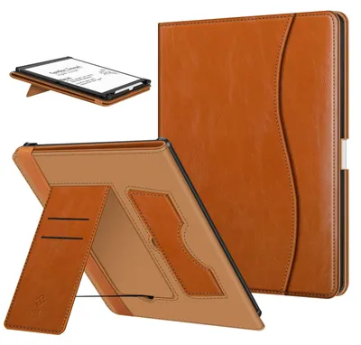 Produktbild von Fintie Kickstand Hülle für 11" Kindle Scribe Colorsoft (1. Generation) – Brown