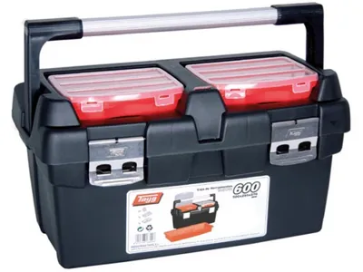Produktbild von TAYG - WERKZEUGKOFFER - 600 x 305 x 295 mm - MIT ABLAGEFACH UND 3 SORTIMENTSKASTEN