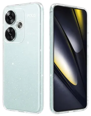 Zdjęcie produktu dla Techsuit SparkleSkin Series etui do Xiaomi Poco F6 – przezroczyste