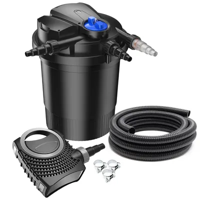 Zdjęcie produktu dla SunSun CPA-10000 SET do 12000l 11W UVC NEO3800 pompa wąż zestaw filtrów do oczka wodnego