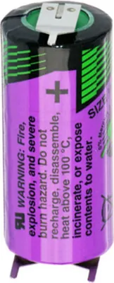Zdjęcie produktu dla Bateria SL-761/PT Tadiran Lithium 3.6V SL 761/PT ogniwo 2/3AA ze stykami drukującymi 1/2 pin +/--
