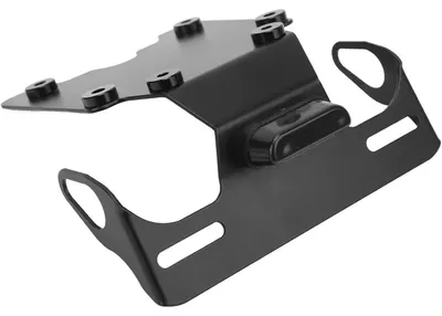 Image de Support de plaque d'immatriculation en acier pour moto Tenere 700 XTZ700, modèles 2019-2022, couleur noire