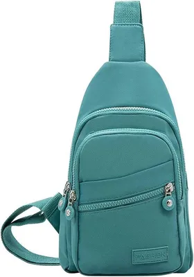 Produktbild von Unyqoos® Anti-Diebstahl-Umhängetasche für Damen & Herren – leichte Crossbody-Slingbag, wasserdichtes Nylon, verstellbarer Schulterriemen, 17×11×30 cm