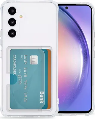 Zdjęcie produktu dla imoshion Softcase Backcover z uchwytem na kartę do Samsung Galaxy A54 (5G) - przezroczysty