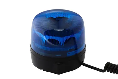 Image de Feu clignotant 24 V LED bleu HELLA universel pour divers véhicules