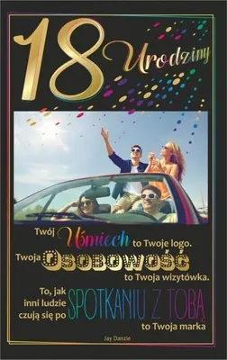 Immagine prodotto di Biglietto di auguri per i 18 anni U65 - AbCard