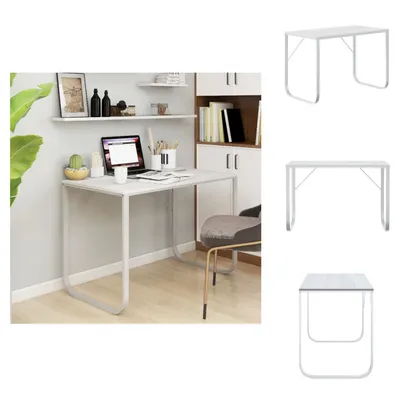 Produktbild von vidaXL Computertisch Weiß 110x60x73 cm Holzwerkstoff -  Schreibtische