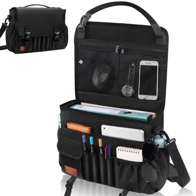 Image de Organisateurs multifonctionnels pour siège de voiture, avec compartiment pour ordinateur portable