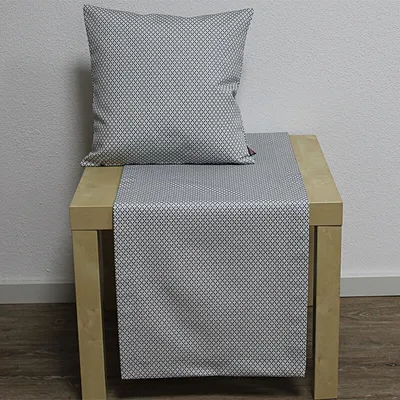 Produktbild von Kissenbezug Kissenhülle LEAH grau 40x40 cm Hossner WA