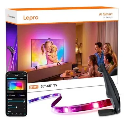 Zdjęcie produktu dla Taśma LED do telewizora rgb 3 6 m podświetlenie TV inteligentne