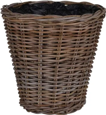 Produktbild von MiaMöbel Korb klein Landhausstil Rattan Grau
