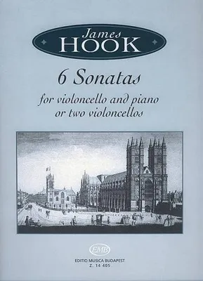 Produktbild von 6 sonatas for violoncelloand piano (2 cellos)