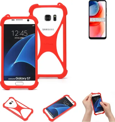 Produktbild von K-S-Trade Handy-Hülle kompatibel mit Motorola Moto G Play (2021) Schutz-Hülle Bumper Silikon Schutz Hülle Cover Case Silikoncase Silikonbumper TPU