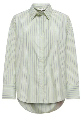 Produktbild von Onloregon Alva Ls Reg Shirt Noos WVN – Größe XS, Celadon Green
