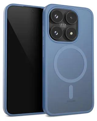 Obrázok produktu pre Puzdro Crong pre Xiaomi 17 MagSafe Hybrid Matte – odolné s modrým zadným krytom