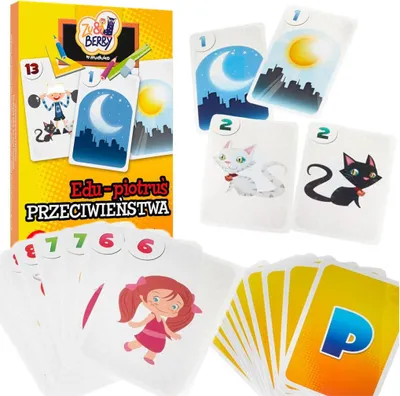 Zdjęcie produktu dla MUDUKO Gra Edu Peter przeciwstawia karty do gry 4+