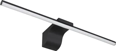 Produktbild von LED Wandleuchte, Badezimmerlampe, IP44, Schwarz, B 60,8 cm