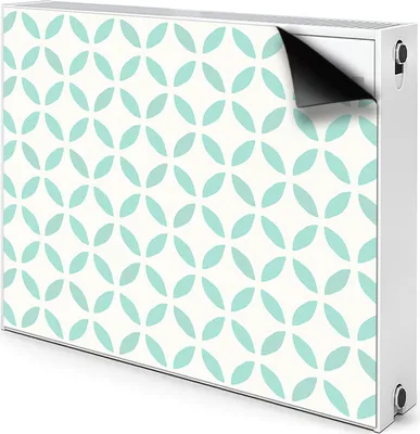 Produktbild von Magnet Heizkörper-Abdeckung Verkleidung Abdeckung Heizkörperabdeckung 110x60 cm  - Symmetrisches Muster