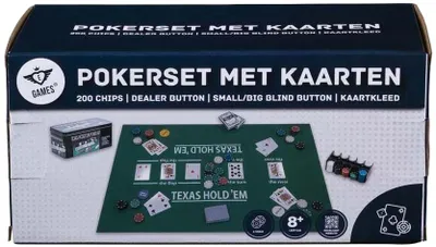 Produktbild von Angel Toys Poker-Set - Komplettset mit 200 Chips für Pokerabende