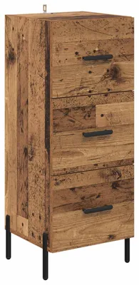 Obrázok produktu pre Servírovacia skriňa so zásuvkou Staré drevo 34 x 34.5 x 90 cm