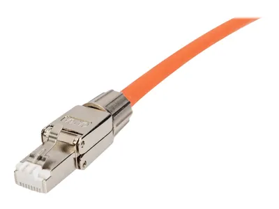 Obrázok produktu pre Poľný konektor DIGITUS CAT 6A, tienený, montážne pripojenie bez použitia náradia