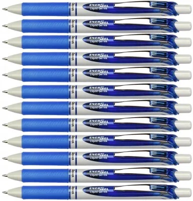 Produktbild von Pentel EnerGel BL77E Kugelschreiber Set Blau 12 Stück