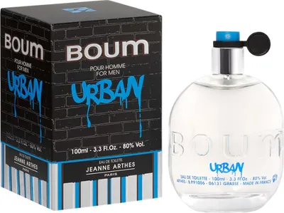 Image de Jeanne Arthes Boum Urban for Men, eau de toilette spray, 100 ml