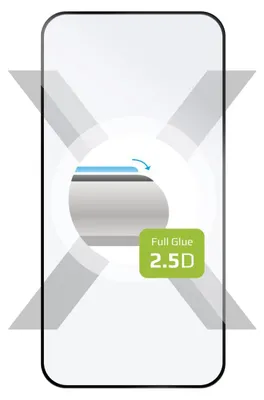 Imagen del producto de Protector de pantalla de vidrio templado FIXED, cobertura total, para Motorola Moto G84, color