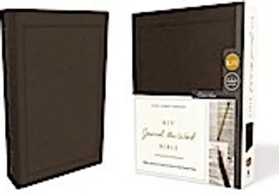 Obrázok produktu pre KJV, Journal the Word Bible, Bonded Leather, Brown, Red Letter Edition, Comfort Print