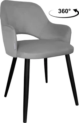 Produktbild von Drehstuhl Milano, schwarzes Gestell, Modell MG17